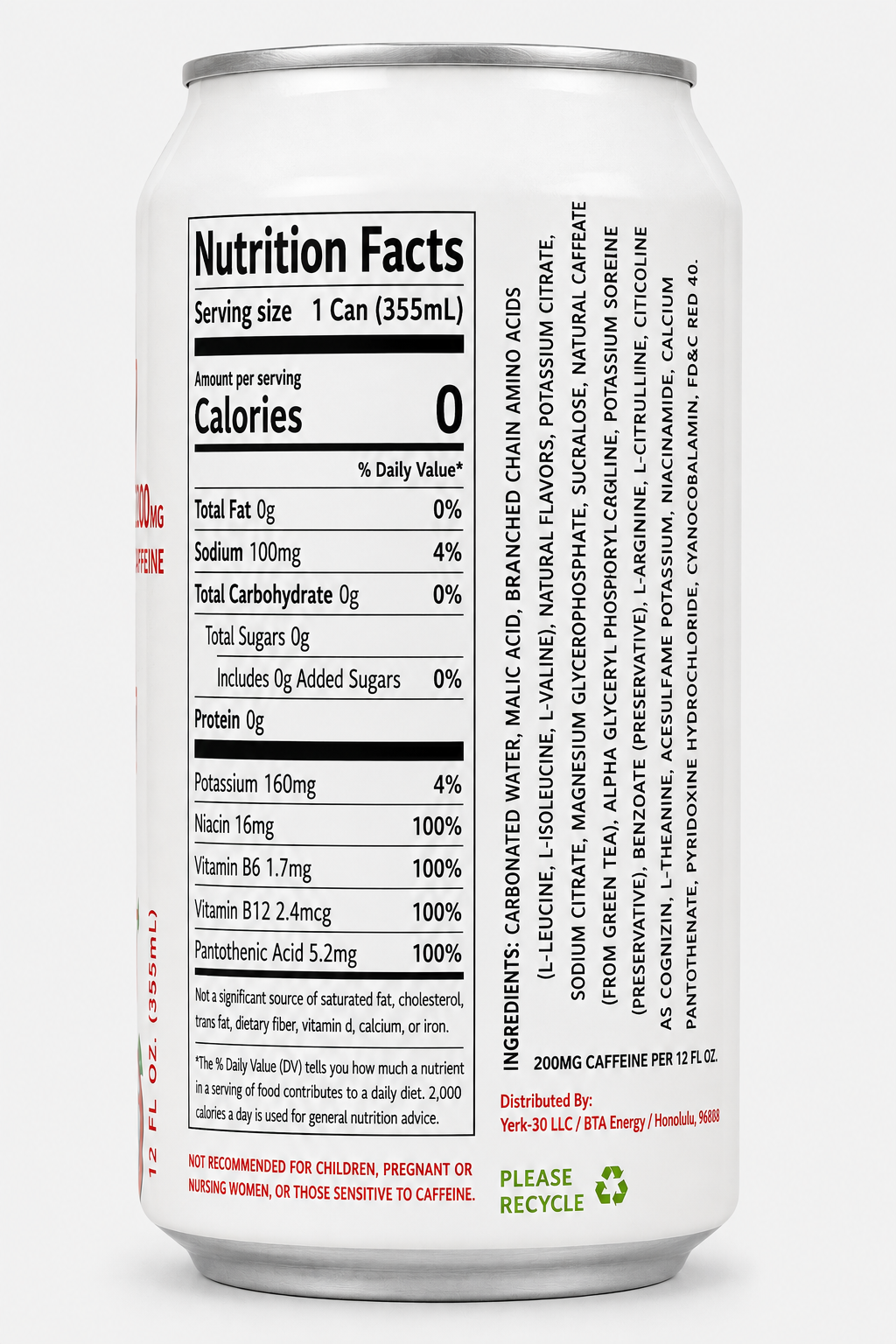 Hydrating Dragonfruit Energy Drink | 12 Pack